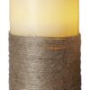 Vaxljus Lina 15cm med timer, Vit