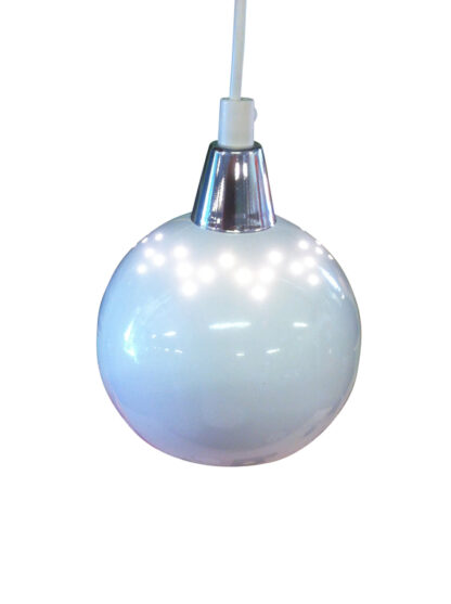 Fönsterlampa Klotet Vit "Stjärna". Eklunds Metall