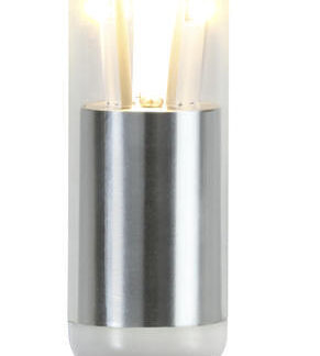 Rörlampa LED 3W Klar 2700K. Dimbar. Crystal