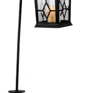 Solenergi Svart Lykta LED