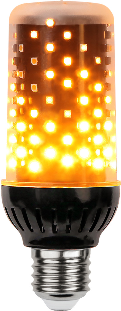 Flamelamp LED Lampa E27 T45 | Eklunds Metall LED lampa med flammande sken E27 300 lm LED lampor |