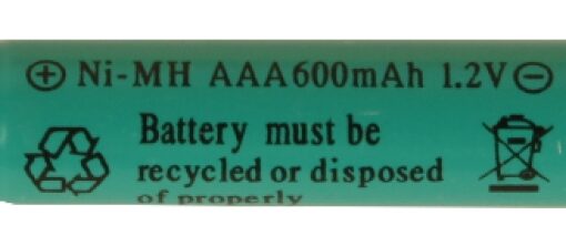 Batteri AAA 1,2V Ni-mh 600 mAh Uppladdningsbart