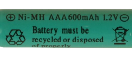 Batteri AAA 1,2V Ni-mh 600 mAh Uppladdningsbart