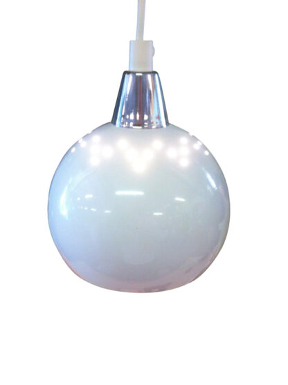 Fönsterlampa Klotet Vit "Stjärna". Eklunds Metall