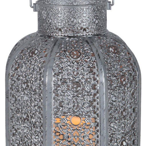 Lykta Agadir Silver
