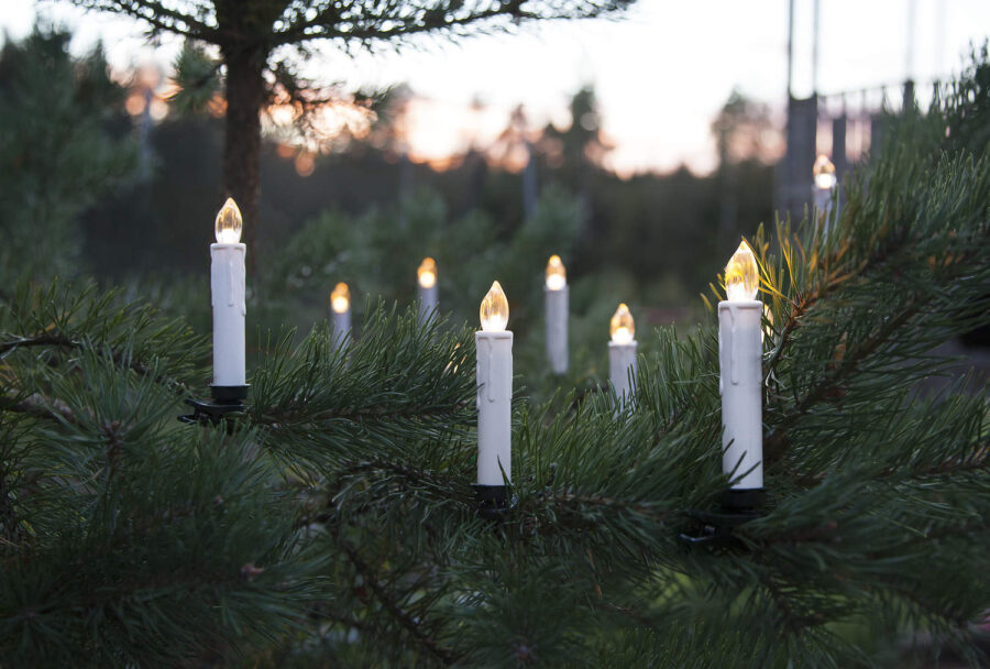 Trådlös Julgransbelysning med fjärrkontroll