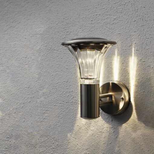 Väggljus Solenergi Nice Rostfritt Stål 60 Lumen.