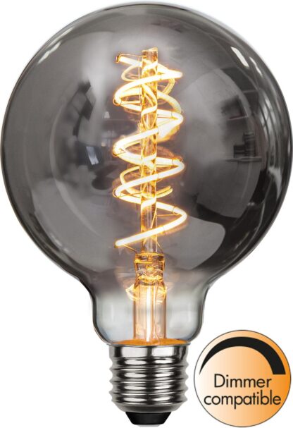 LED-LAMPA E27 G95 DECOLED SPIRAL SMOKE