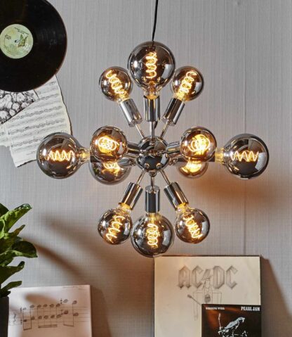LED-LAMPA E27 G95 DECOLED SPIRAL SMOKE
