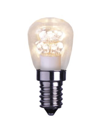 Päronlampa LED 0,7W Varmvit 2100K