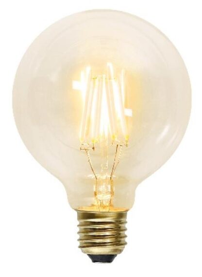 Glob Decoration LED Klar Kolfilament 9,5cm E27 2100K