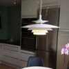 Taklampa Elin Vit Struktur. Eklunds Metall