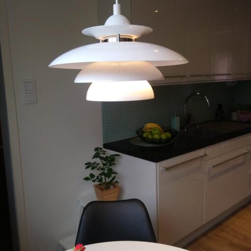 Taklampa Miriam Vit Struktur. Eklunds Metall