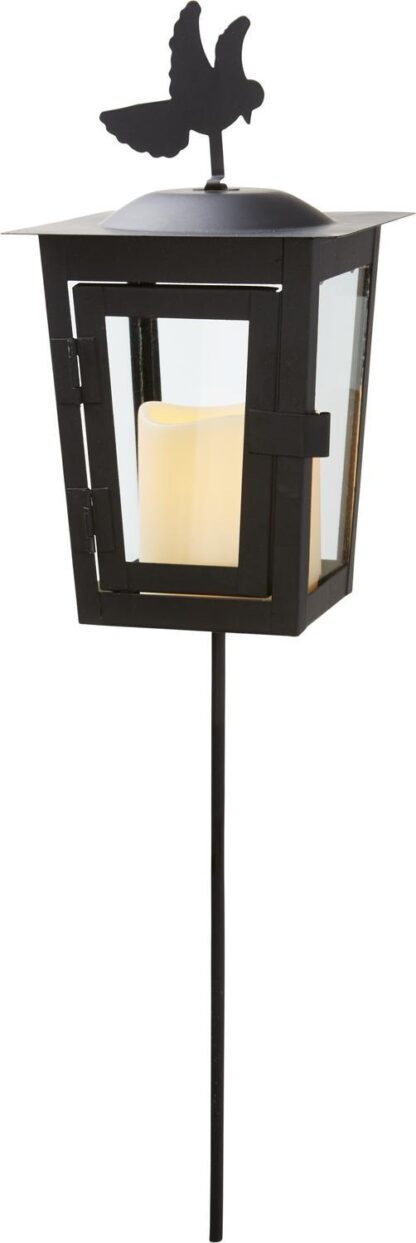 Gravljus/Minnesljus Svart LED - Duva