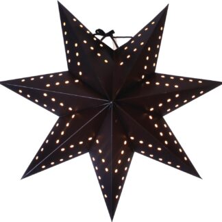 Stjärna Bo Svart 34cm