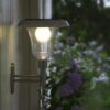 Väggljus Solenergi Rostfritt Stål 69 Lumen