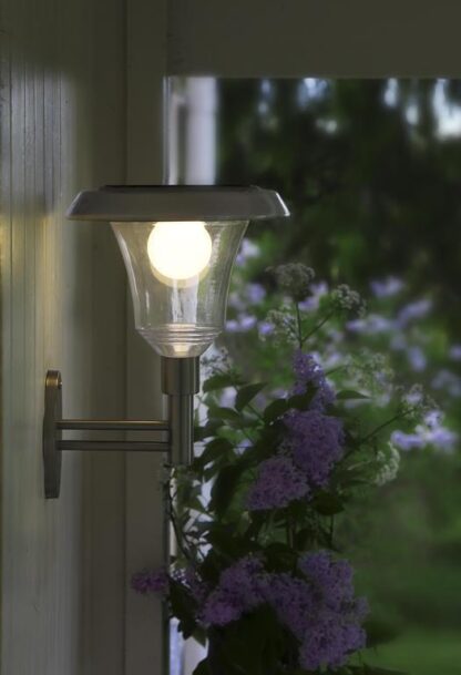 Väggljus Solenergi Rostfritt Stål 69 Lumen