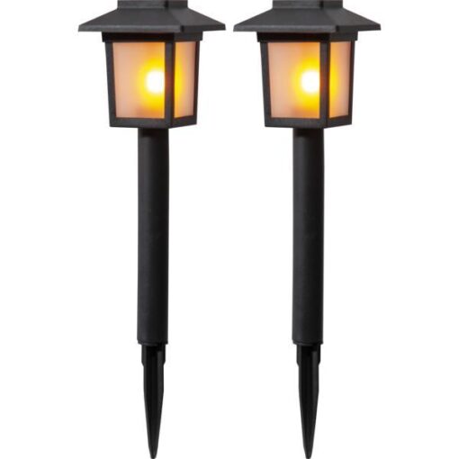 Solcells-pollare Flamman 2p