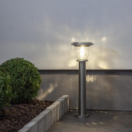 Solcells-pollare Solenergi Nice Rostfritt Stål 60 Lumen.