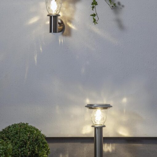 Solcells-pollare Solenergi Nice Rostfritt Stål 60 Lumen.