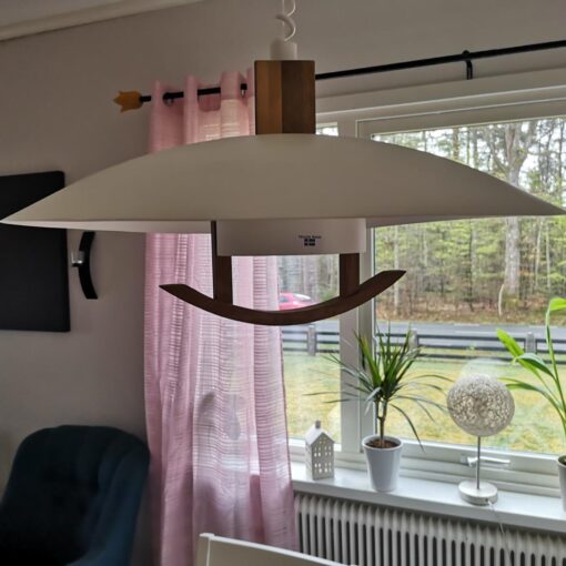 Taklampa Emelie Vit/Oljad Ek. Eklunds Metall