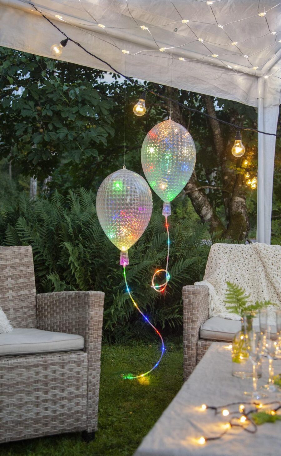 Utom/Inomhusdekoration Party Ballon Battery LED