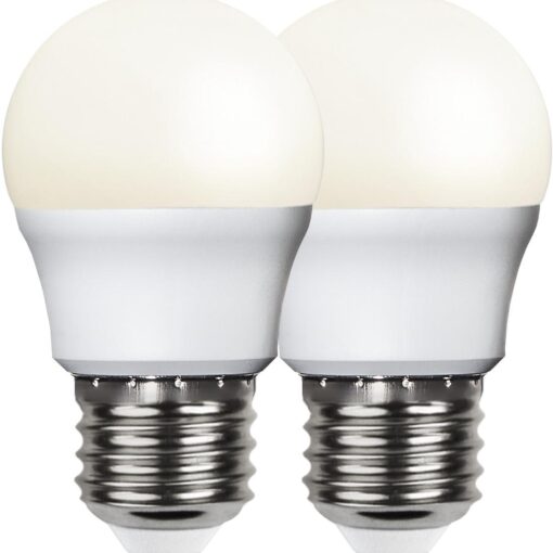 LED-LAMPA E27 G45 OPAQUE BASIC 2-P. 5,5W