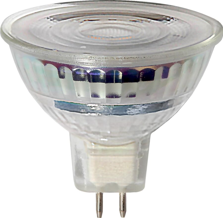 LED-LAMPA GU5,3 MR16 SPOTLIGHT GLASS