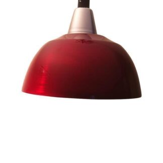 Fönsterlampa Maj Borstad Chiliröd. 15cm. Eklunds Metall