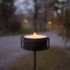 Led Ljus Torch Candle Marschall Svart