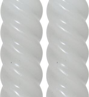 LED Antikljus Flamme Swirl Vit 2-P