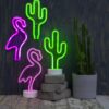Hängande dekoration Neonlight Kaktus
