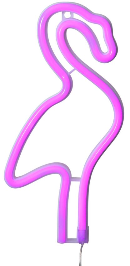 Hängande dekoration Neonlight Flamingo