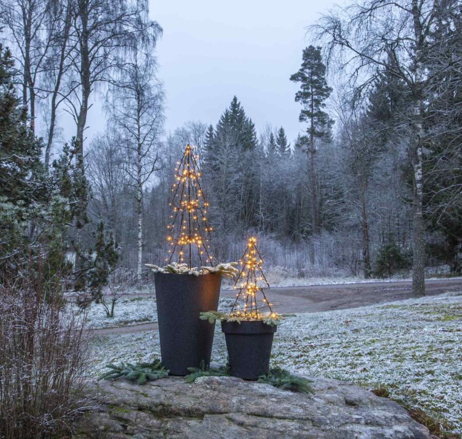 Julgransbelysning Inomhus LED Klar Vit Vaxljus 10L
