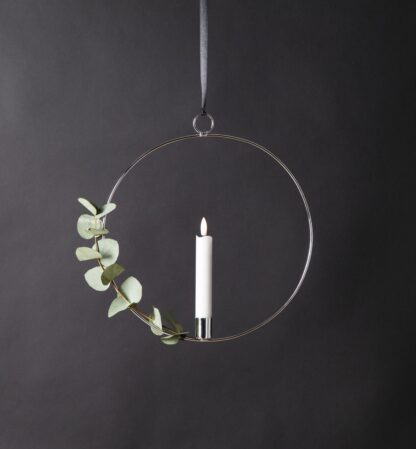 Hängande Dekoration Flamme Silver 28cm