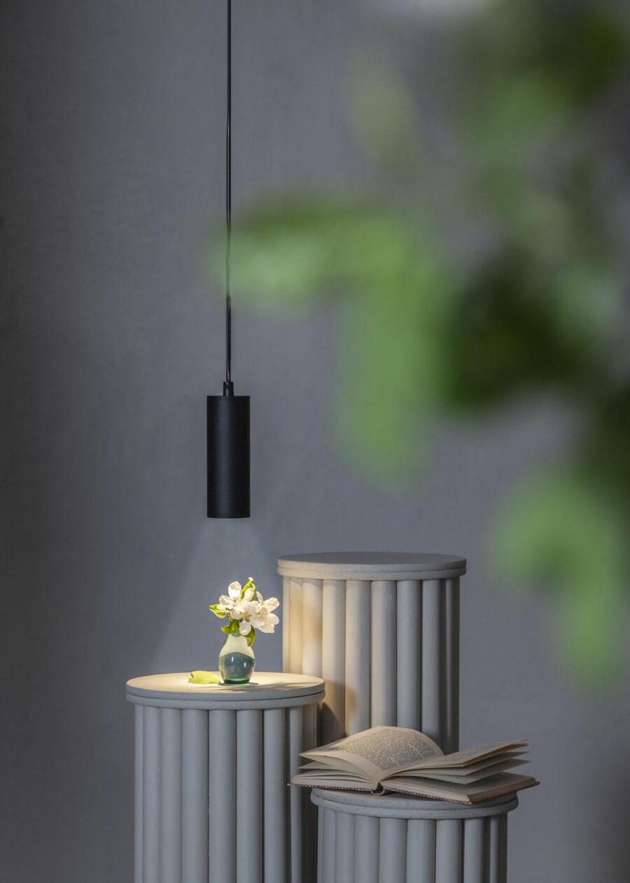 Fönsterlampa GU10 Hide Svart