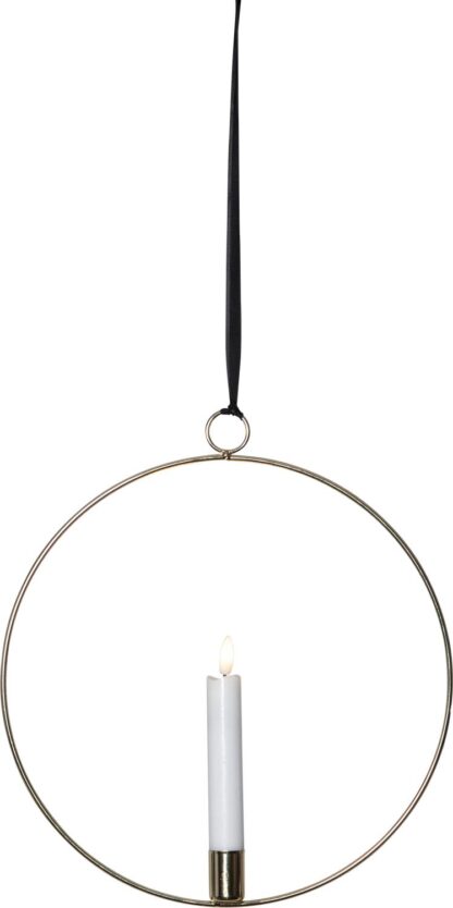 Hängande Dekoration Flamme Mässing 28cm