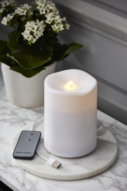 LED BLOCKLJUS WATER CANDLE