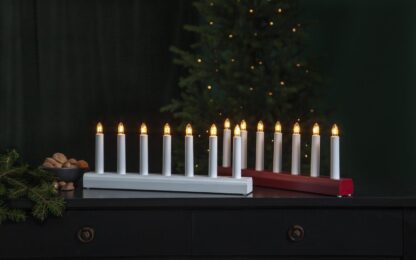 Ljusstake Ida Röd