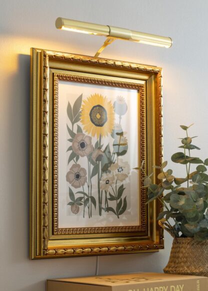 Tavelbelysning Art 2 Mässing. Eklunds Metall. Tradera