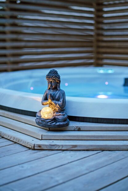 Solcellsdekoration Buddha