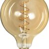LED-LAMPA E27 G125 DECOLED SPIRAL AMBER