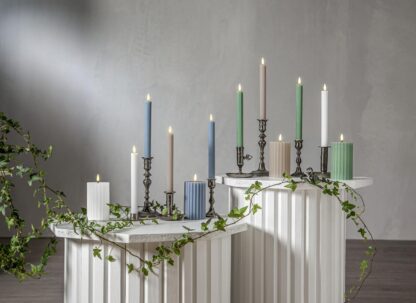 LED BLOCKLJUS FLAMME STRIPE VIT