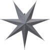 Adventsstjärna Decorus Silvergrå