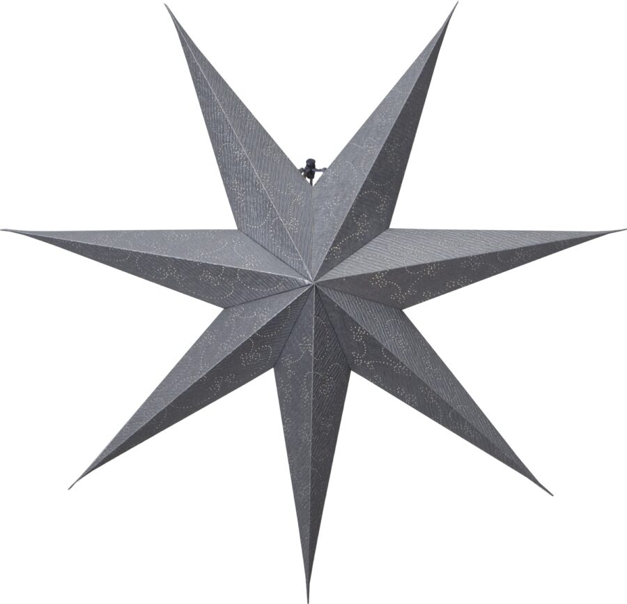 Adventsstjärna Decorus Silvergrå