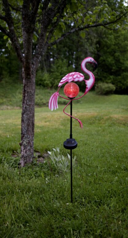 Solcellsdekoration Flamingo 80cm