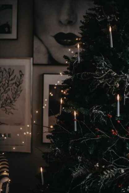 Julgransbelysning Inomhus LED Klar Vit Vaxljus 10L