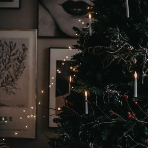 Julgransbelysning Inomhus LED Klar Vit Vaxljus 10L