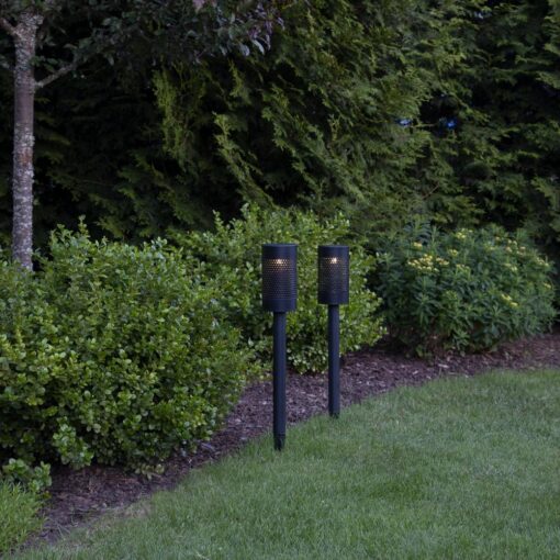 Solcellspollare Blace Svart 46 cm