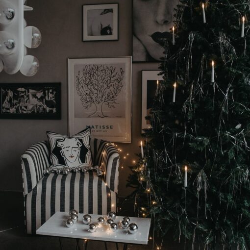 Julgransbelysning Inomhus LED Klar Vit Vaxljus 10L